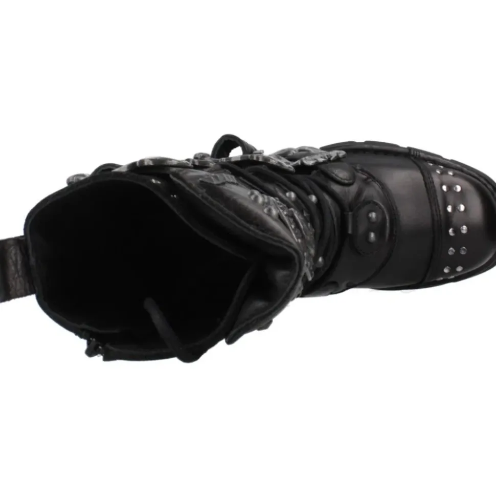 Botines con cordones cómodos