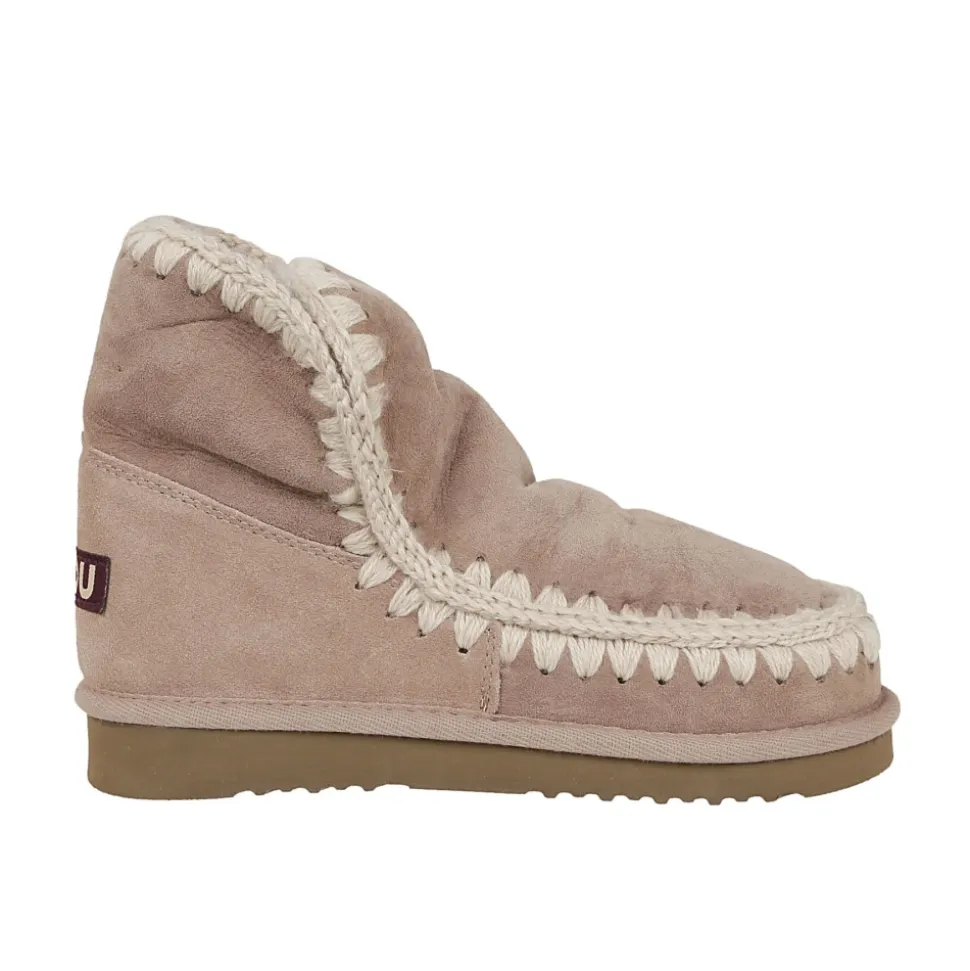 Botines de Piel de Oveja Nude & Neutrals