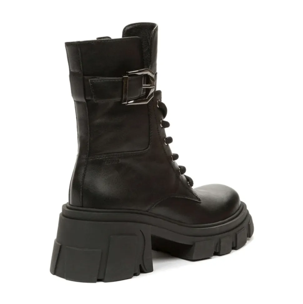 Botines Negros Cerrados para Mujer