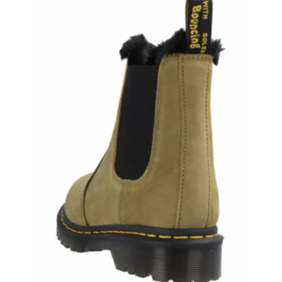 Botín Chelsea verde oliva para mujeres
