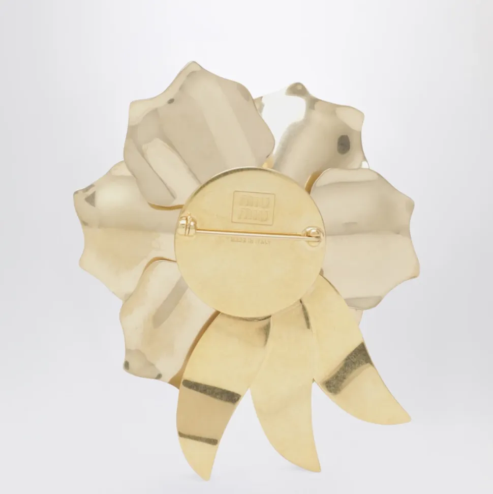 Broche Metálico Con Cristal