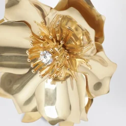 Broche Metálico Con Cristal