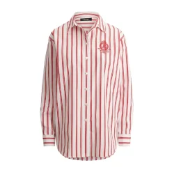Camisa a Rayas con Bordado