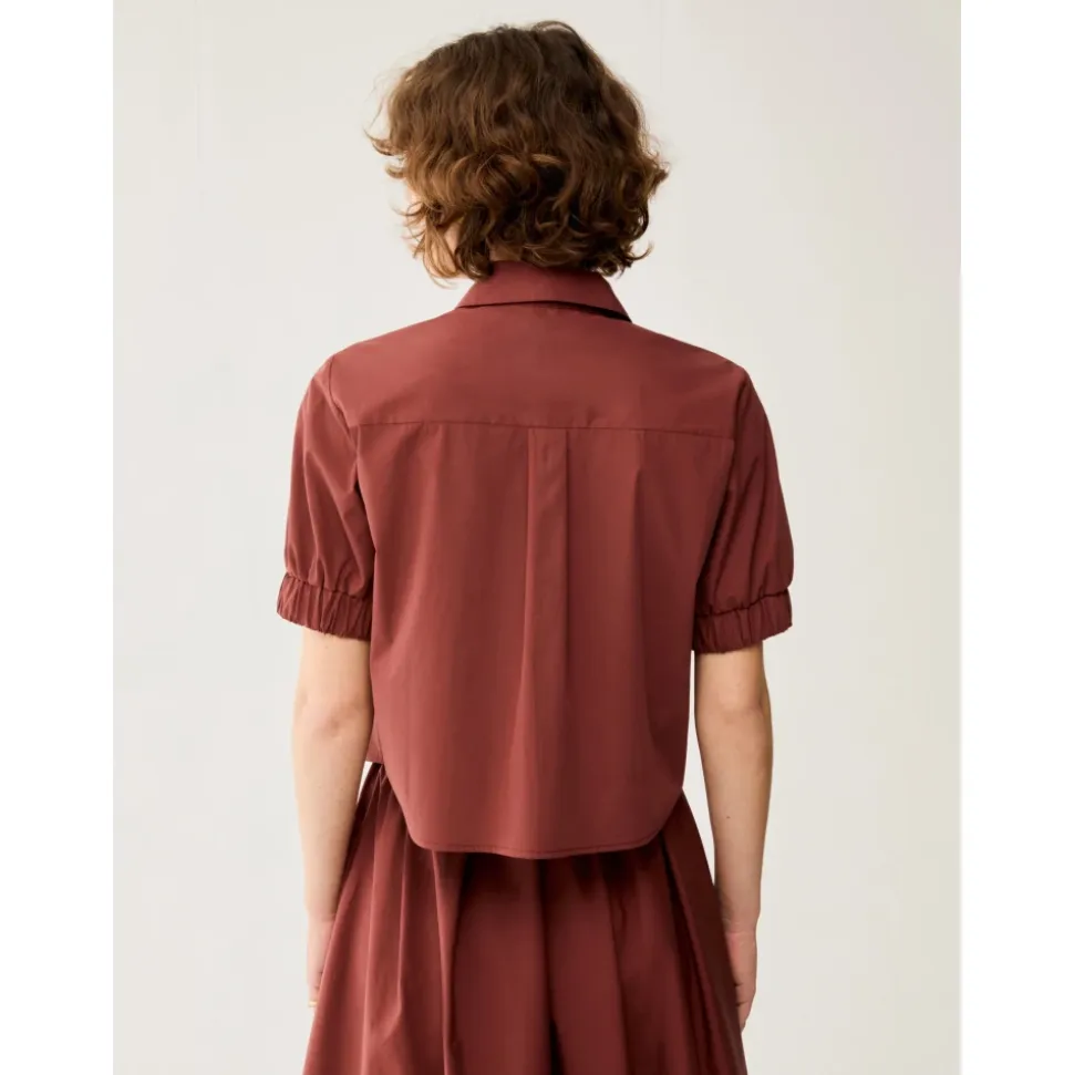 Camisa Corta de Popelina