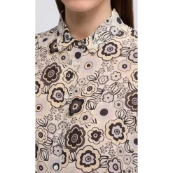 Camisa de Crêpe de Chine