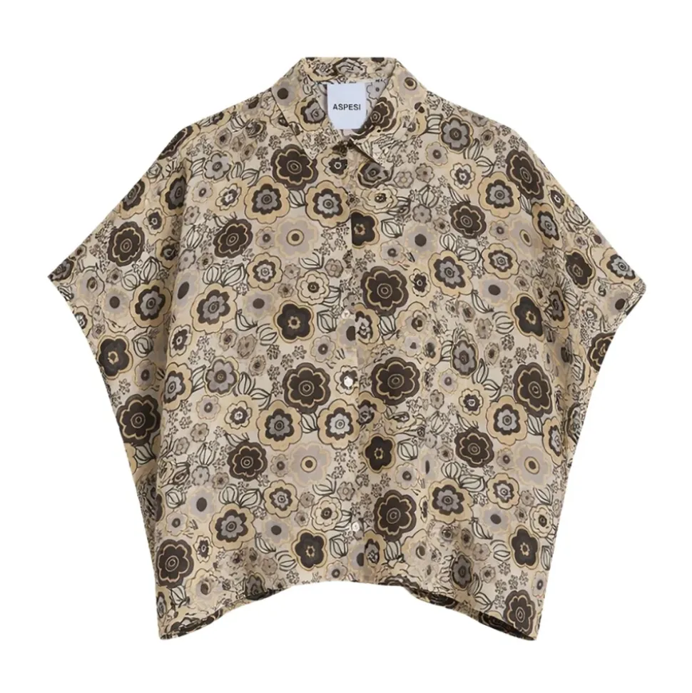 Camisa de Crêpe de Chine
