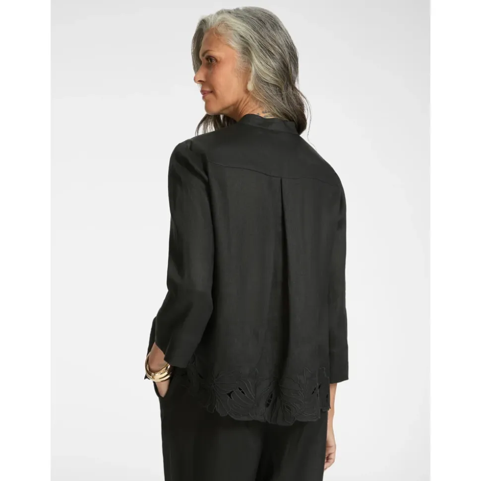 Camisa de Lino con Bordado