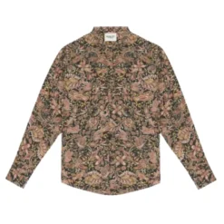Camisa Estampada Fluida Estilo Bohemio Chic