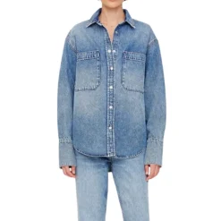 Camisa Oversize con Botones