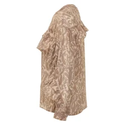 Camisa Paisley con Volantes Tunella