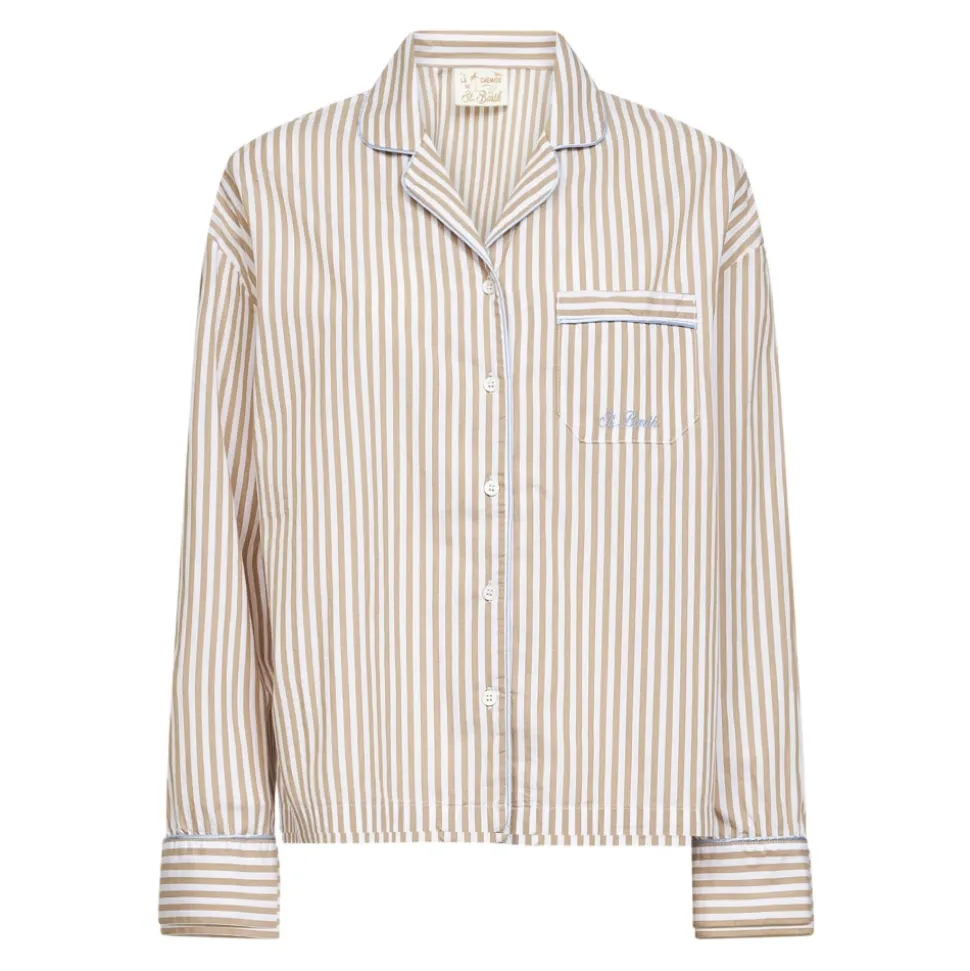 Camisa Rayas V Ribete