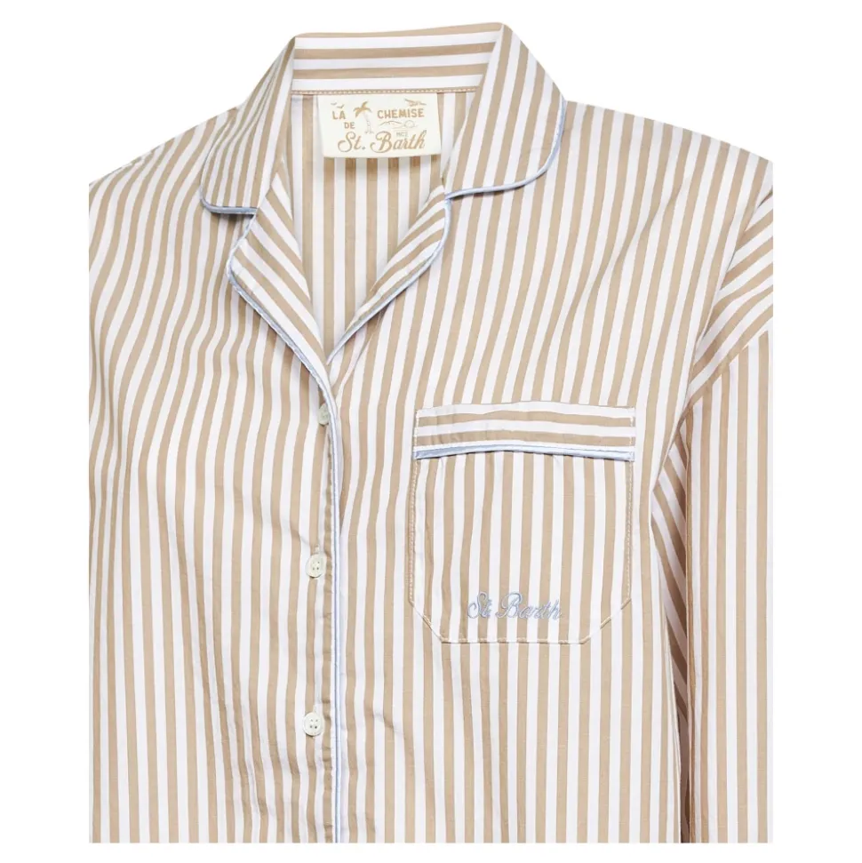 Camisa Rayas V Ribete