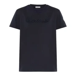 Camiseta Azul Marino con Parche del Logo