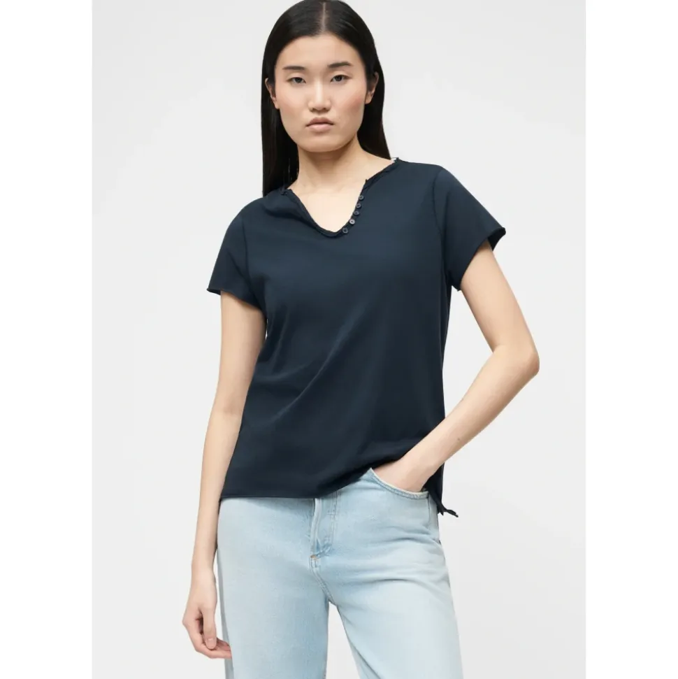 Camiseta con cuello en V Tunisien