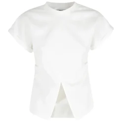 Camiseta con detalle de abertura