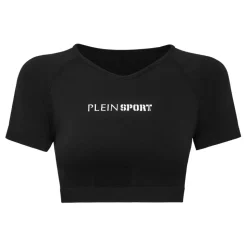 Camiseta Corta Sin Costuras con Cuello en V