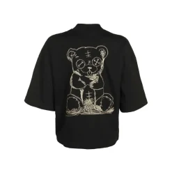 Camiseta de algodón bordada