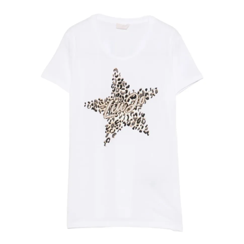 Camiseta de algodón con estampado