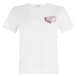 Camiseta de algodón con estampado