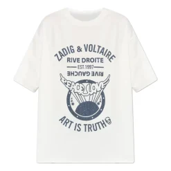 Camiseta de algodón con logo