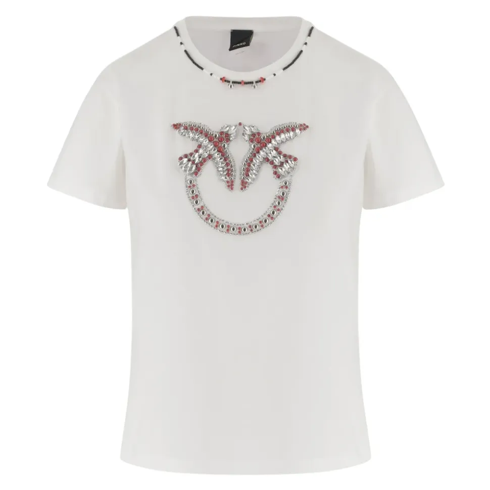 Camiseta de algodón con logo
