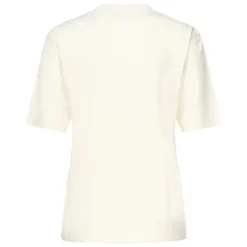 Camiseta de Algodón con Parche de Logotipo de Silicona