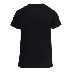 Camiseta de Algodón de Cuello Redondo