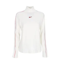 Camiseta de cuello alto de manga larga Roja