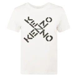 Camiseta de Cuello Redondo con Estampado de Logo