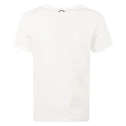 Camiseta de Cuello Redondo con Estampado de Logo