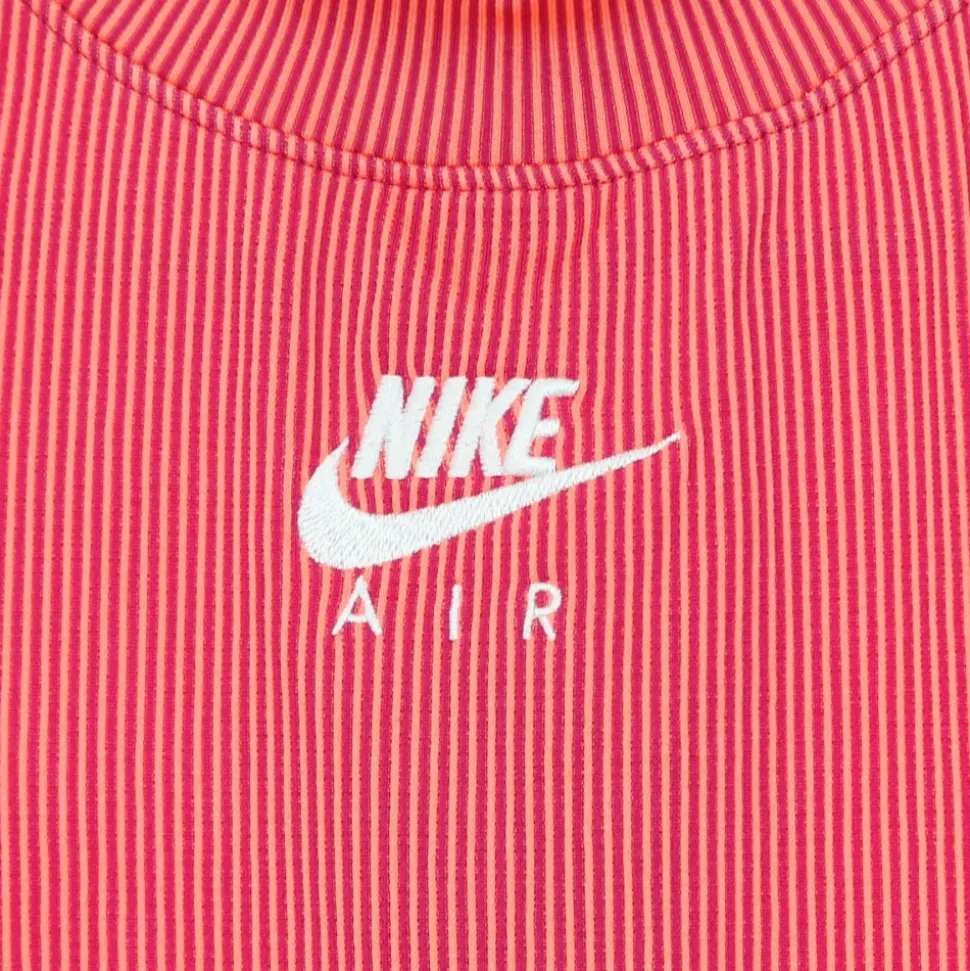 Camiseta de Manga Larga con Textura de Canalé Bicolor