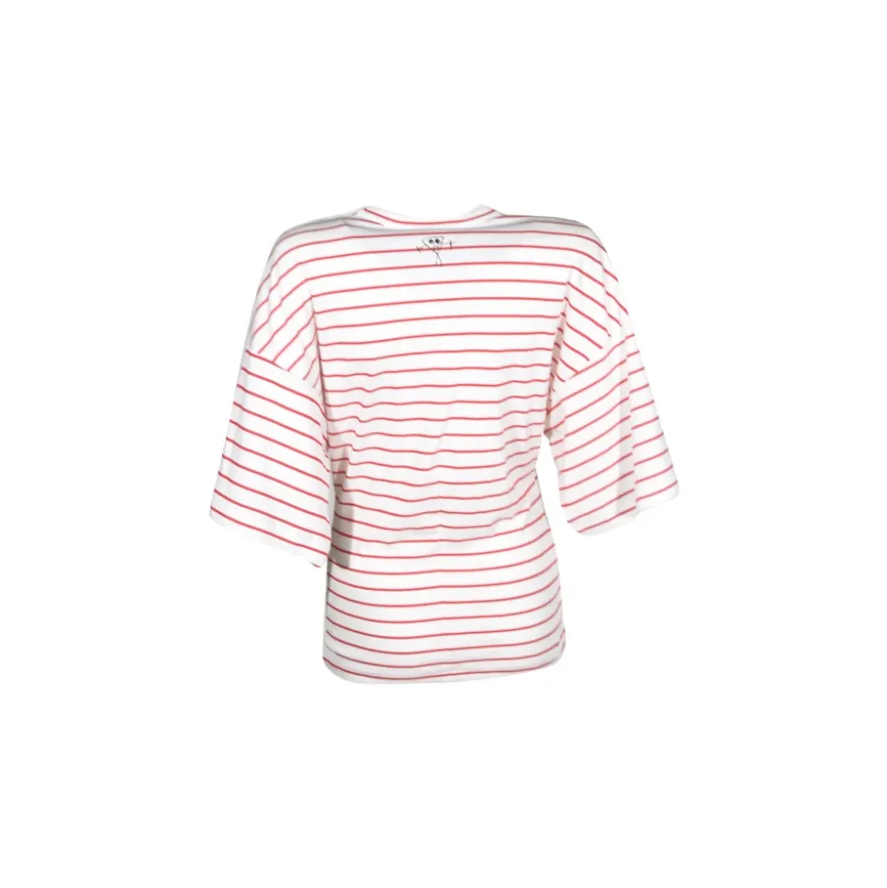 Camiseta de rayas de manga corta