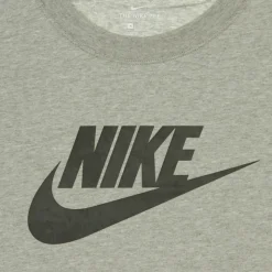Camiseta Nike Crop Icon Heather/Black