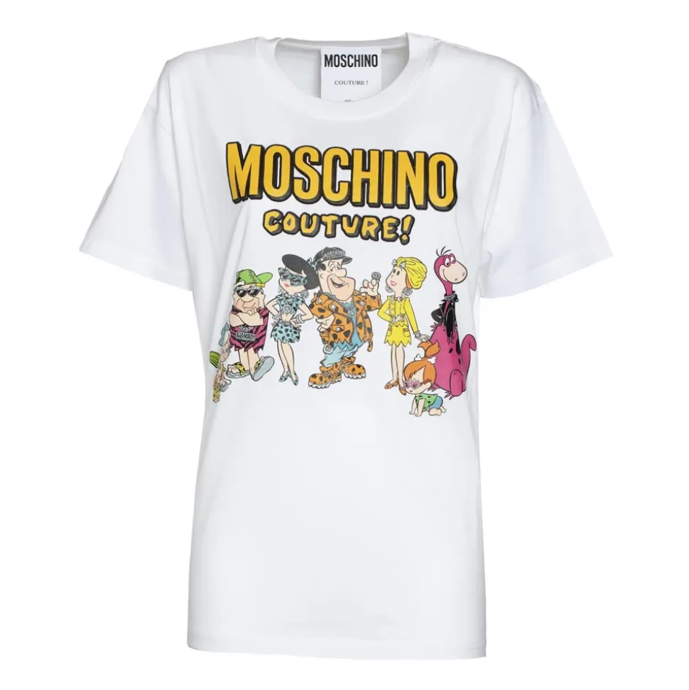 Camiseta oversize con tema Flinstones