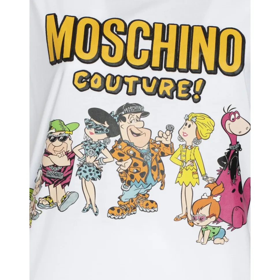 Camiseta oversize con tema Flinstones