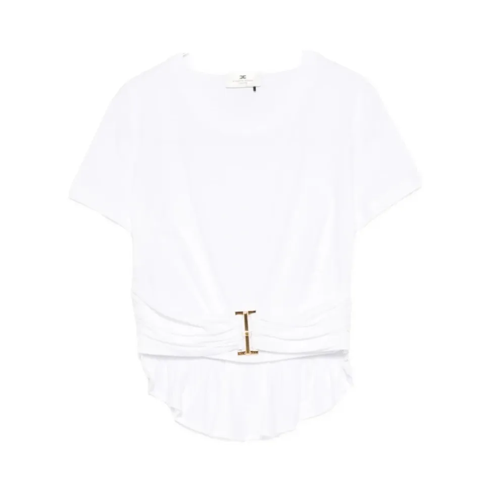 Camiseta Peplum de Jersey