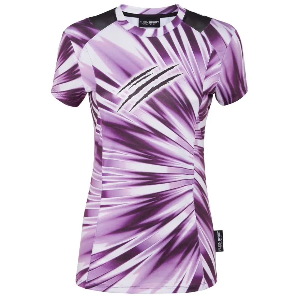 Camiseta Tie-dye Cuello Redondo Manga Corta Scratch