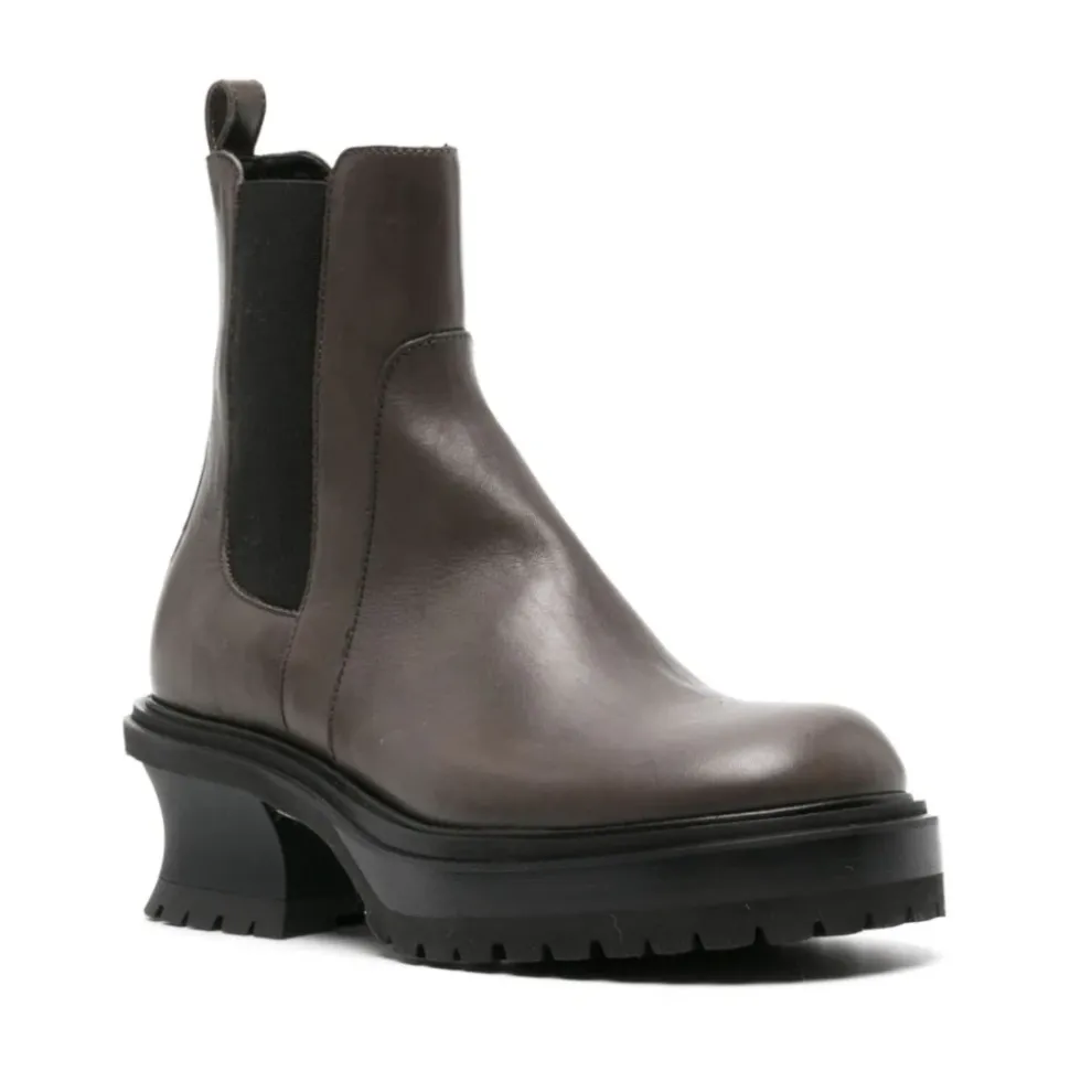 Caro Beat Botines Bajos de Cuero