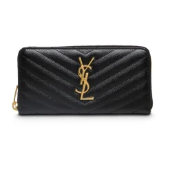 Cassandre Matelassé Zip Around Wallet