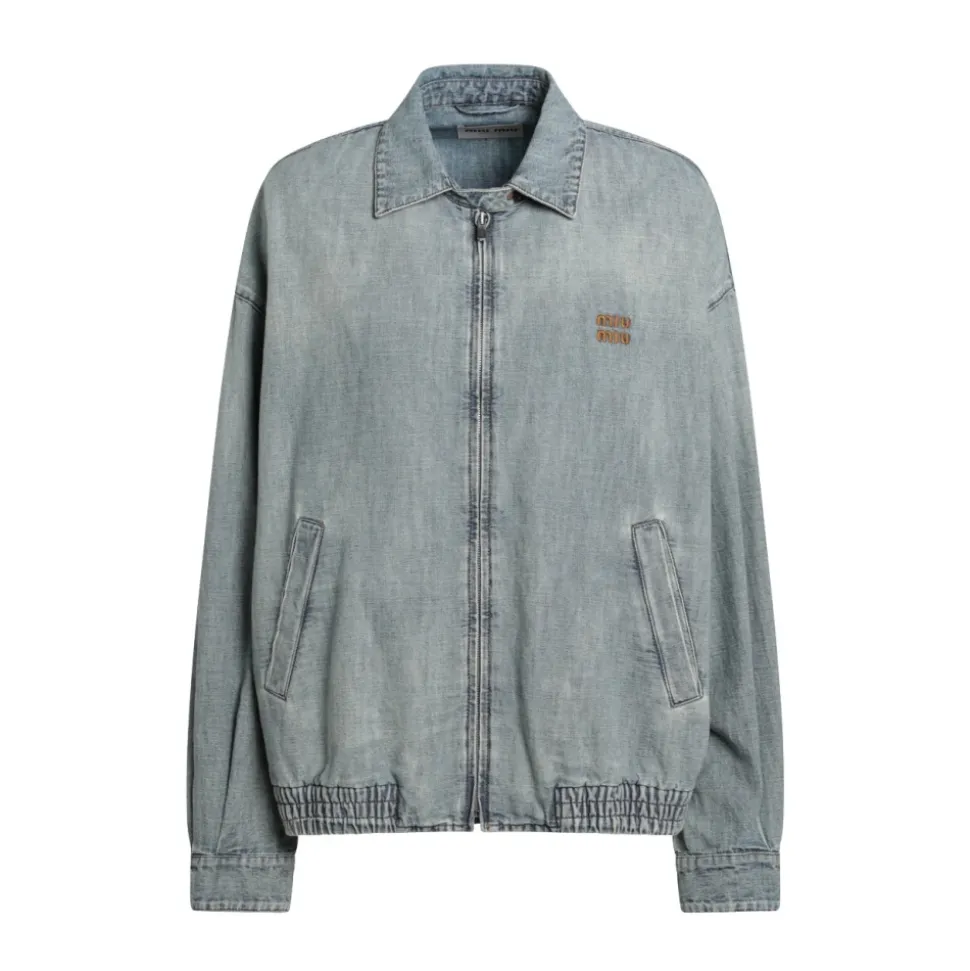 Chambray Blouson Jacket