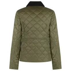 Chaqueta acolchada con cuello de pana