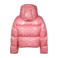 Chaqueta Acolchada con Estampado de Monograma