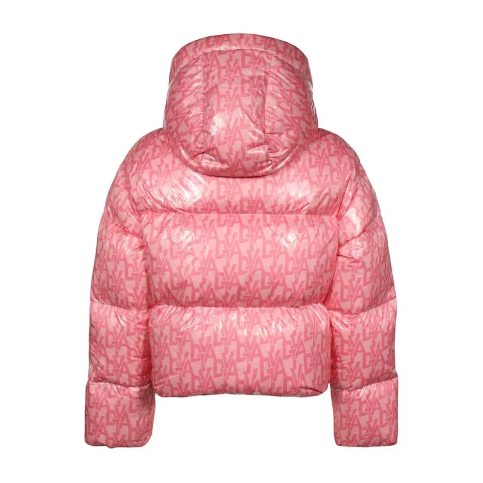Chaqueta Acolchada con Estampado de Monograma