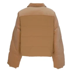 Chaqueta Acolchada de Plumón de Terciopelo