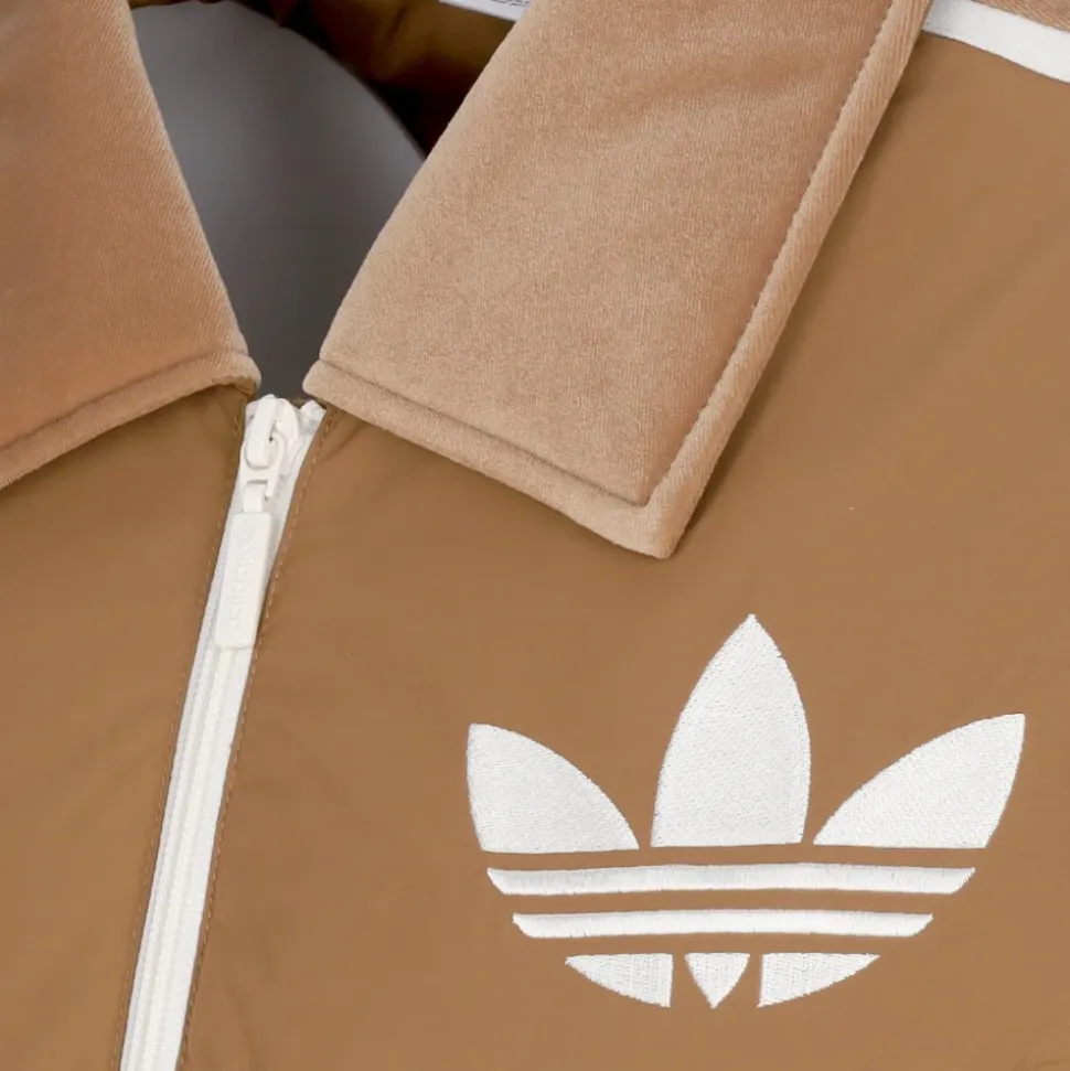 Chaqueta Acolchada de Plumón de Terciopelo