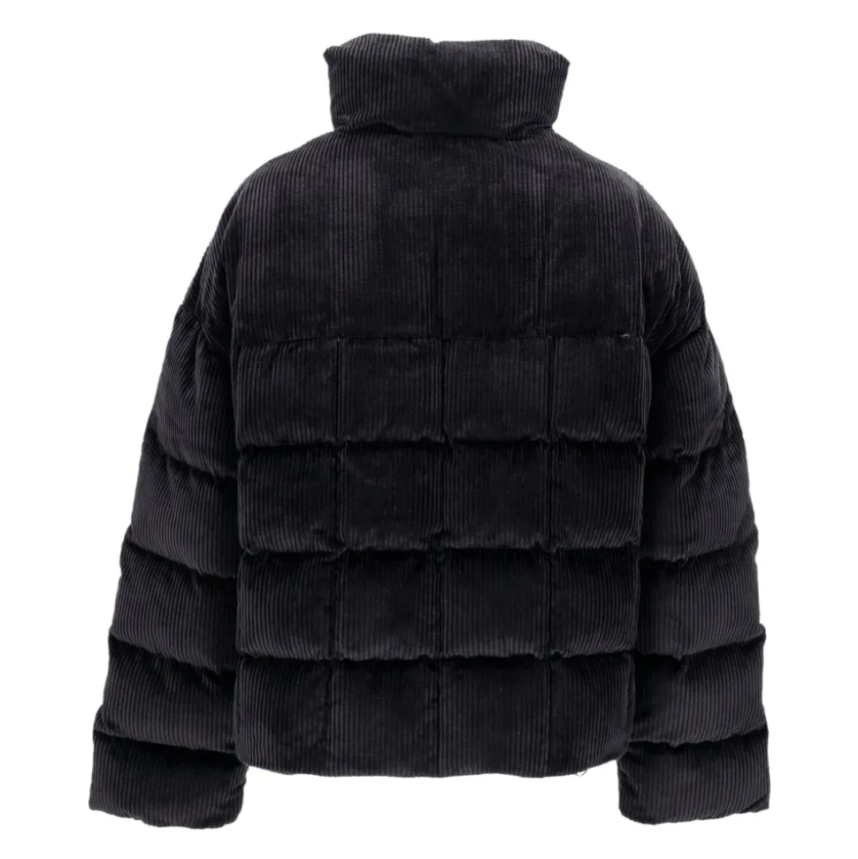 Chaqueta Acolchada de Terciopelo