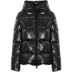 Chaqueta Acolchada Gris Brillante