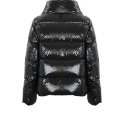 Chaqueta Acolchada Gris Brillante