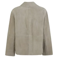 Chaqueta Boxy Corta de Ante