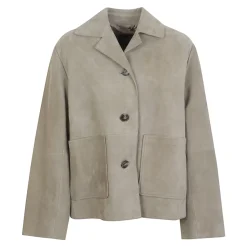 Chaqueta Boxy Corta de Ante